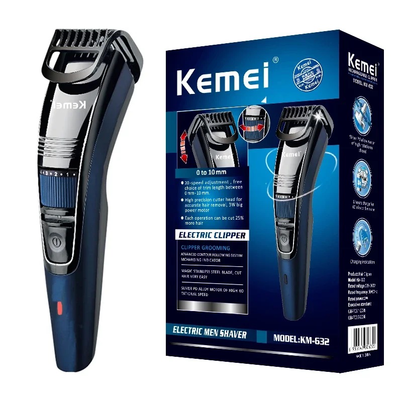 Men'S Face Grooming - Kemei 남성용 632 조절식 수염 헤어