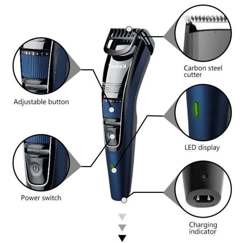 Kemei 632 0.5-10mm 남성용 조절 가능한  - Men'S Face Grooming 리뷰 및 가격