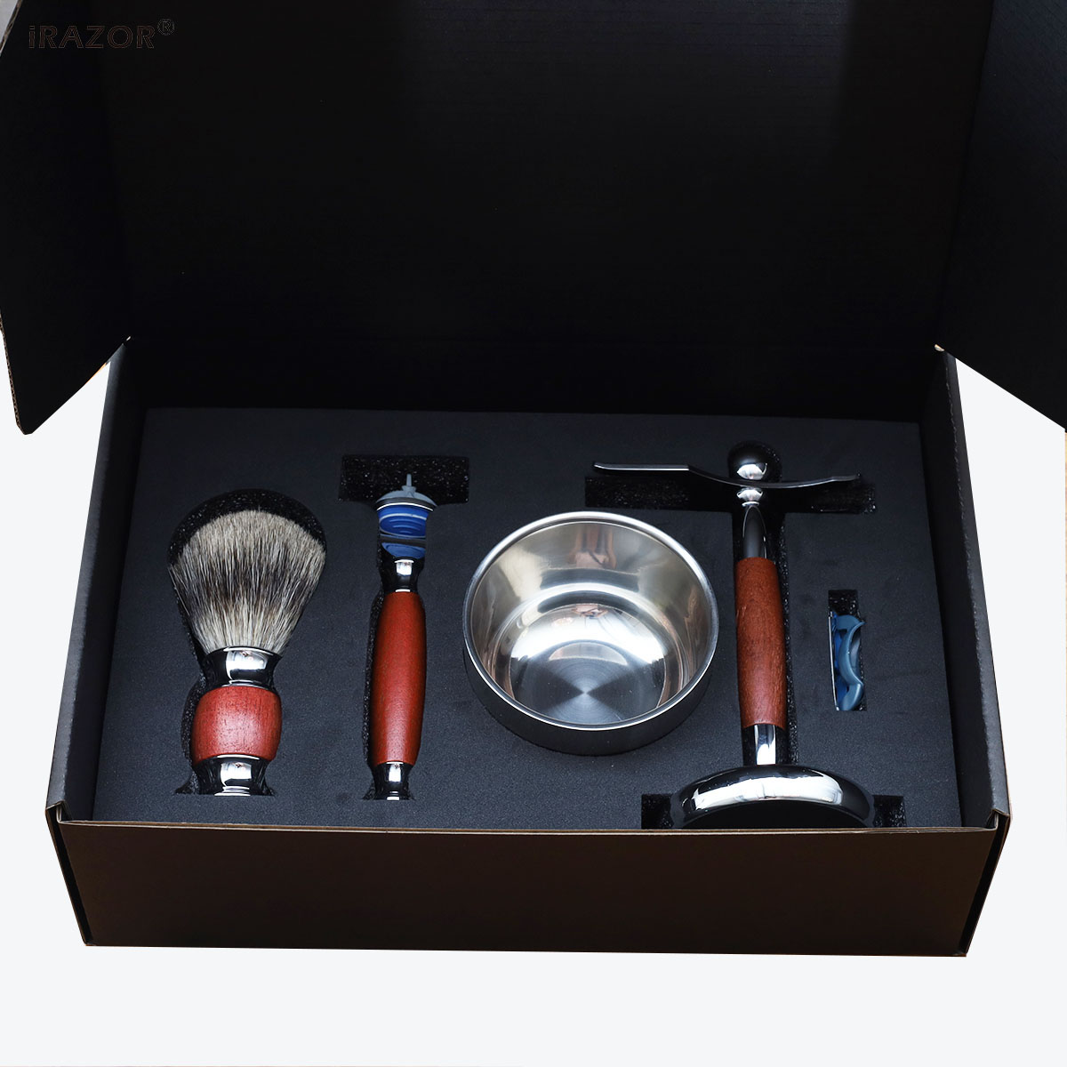 아이레이저 고급 남성용 5중날 면도기 세트, 실버팁 천 - Men'S Grooming Gift Box 리뷰 및 가격