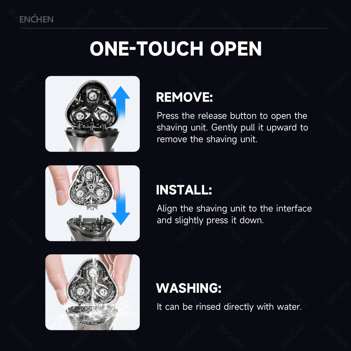 ENCHEN 블랙스톤 교체용 전기 면도기 헤드 BR-1 - Men'S Face Grooming 리뷰 및 가격